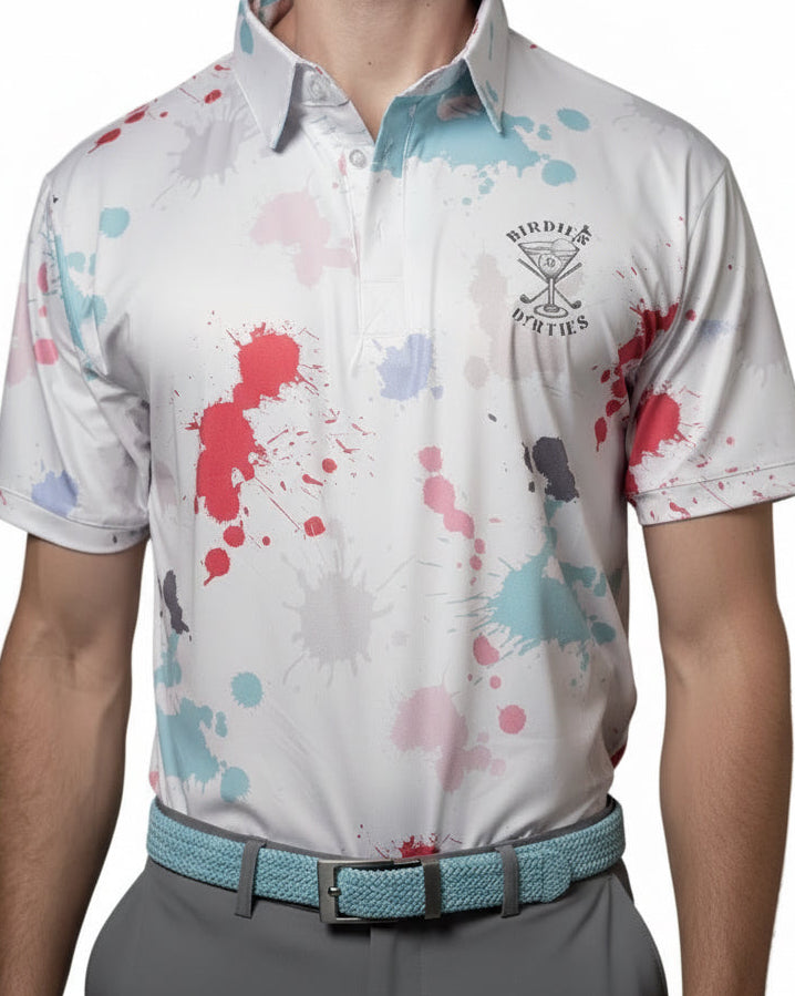 Golf Splatter Polo