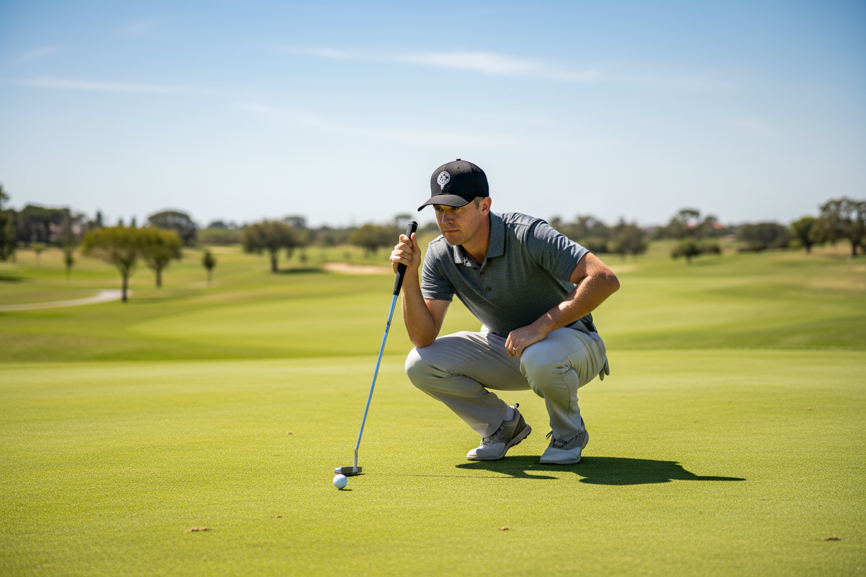 Performance Golf Black Hat-Snapback
