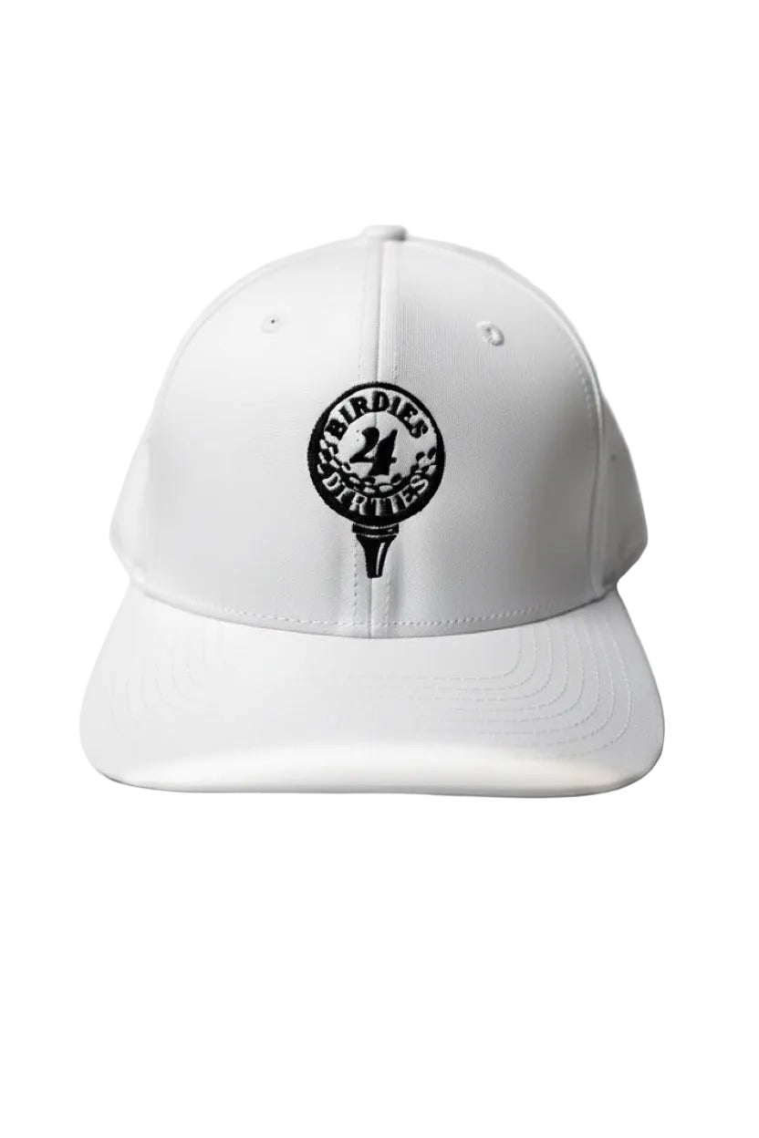 Performance Golf White Hat-Snapback