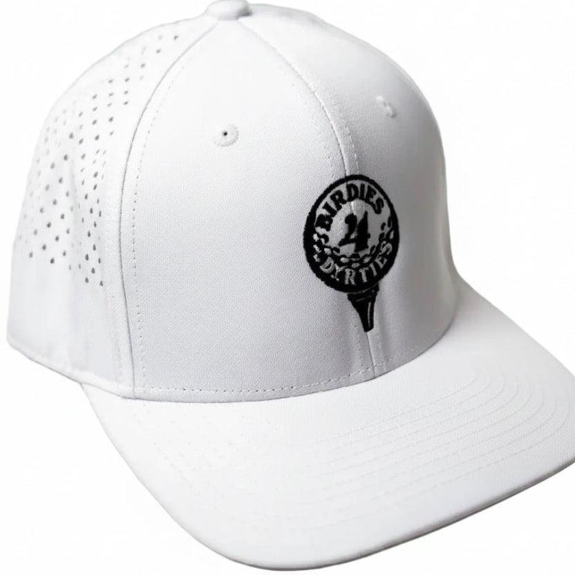 Performance Golf White Hat-Snapback