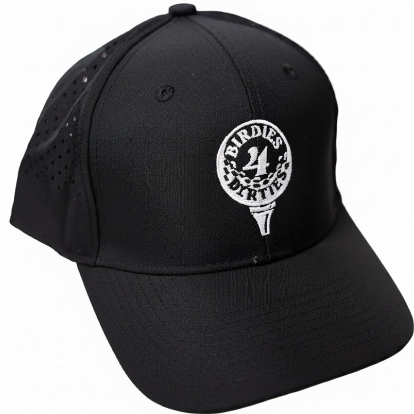 Performance Golf Black Hat-Snapback